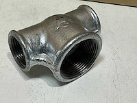 Gegalvaniseerd t-stuk 1,5x1x1 (24x)