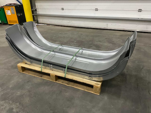 Gegalvaniseerd tandemas spatbord (15x) - afbeelding 1 van  8