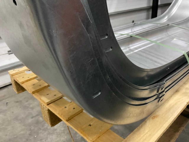 Gegalvaniseerd tandemas spatbord (15x) - afbeelding 8 van  8