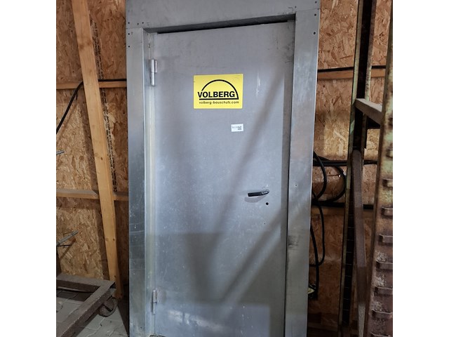 Gegalvaniseerde deur met kozijn - afbeelding 2 van  4