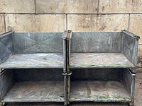 Gegalvaniseerde stapelbare kratten - 120x100x65 cm - stapelkrat (100x) - afbeelding 3 van  12