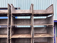 Gegalvaniseerde stapelbare kratten - 120x100x65 cm - stapelkrat (100x) - afbeelding 10 van  12