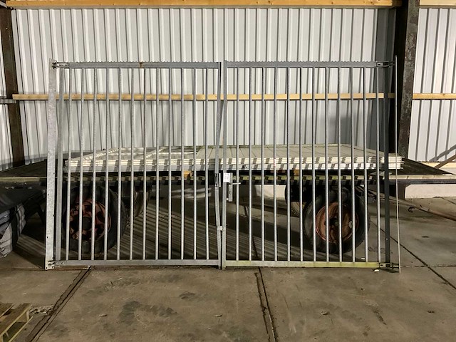 Gegalvaniseerde toegangspoort - afbeelding 1 van  8