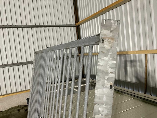 Gegalvaniseerde toegangspoort - afbeelding 7 van  8