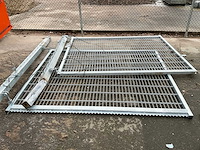 Gegalvaniseerde toegangspoort - afbeelding 1 van  4