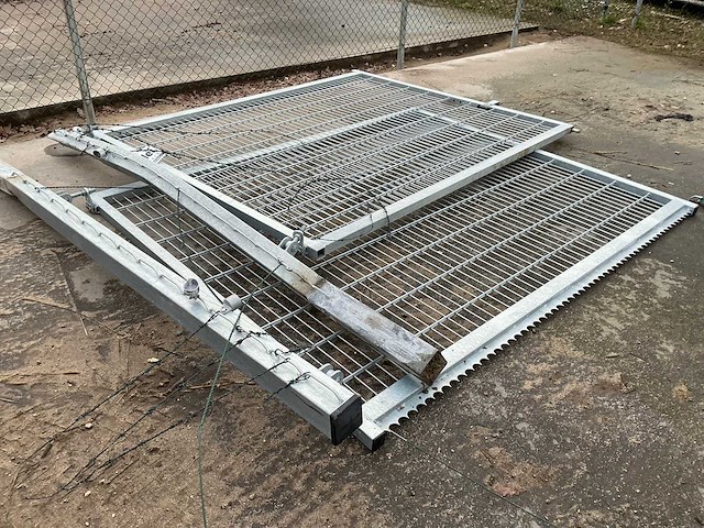 Gegalvaniseerde toegangspoort - afbeelding 2 van  4