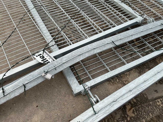 Gegalvaniseerde toegangspoort - afbeelding 4 van  4