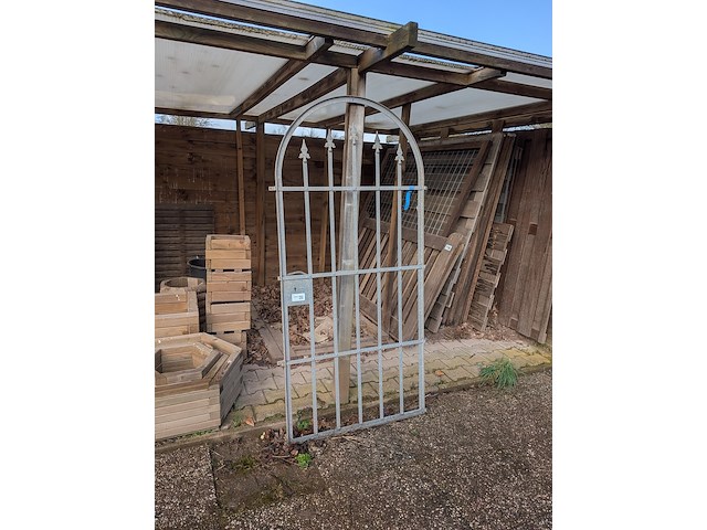 Gegalvaniseerde tuindeur - afbeelding 1 van  5