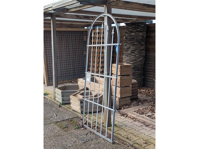 Gegalvaniseerde tuindeur - afbeelding 2 van  5