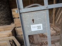 Gegalvaniseerde tuindeur - afbeelding 3 van  5