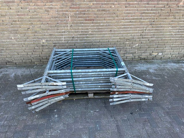 Gegalvaniseerde verstelbare metselschraag 1.20-2.00m (9x) - afbeelding 1 van  3