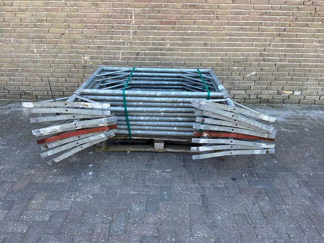 Gegalvaniseerde verstelbare metselschraag 1.20-2.00m (9x) - afbeelding 2 van  3