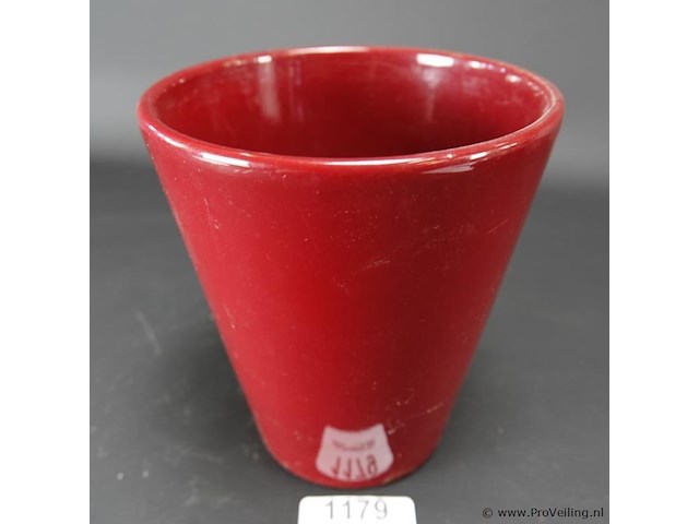 Geglazuurd keramieken vaas - afbeelding 1 van  5