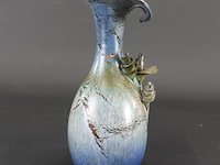 Geglazuurd terracotta vaasje - afbeelding 3 van  5