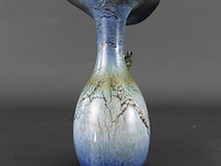 Geglazuurd terracotta vaasje - afbeelding 4 van  5