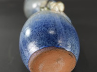 Geglazuurd terracotta vaasje - afbeelding 5 van  5