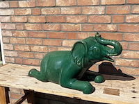 Geglazuurde olifant - afbeelding 1 van  1