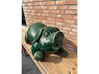 Geglazuurde sculptuur varken - afbeelding 2 van  3