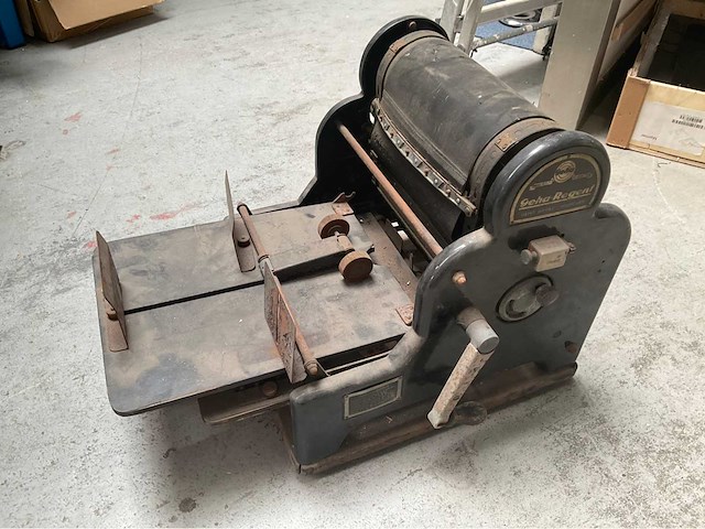 Geha-regent antieke stencil machine - afbeelding 6 van  6