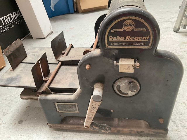Geha-regent antieke stencil machine - afbeelding 3 van  6