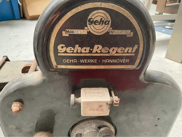 Geha-regent antieke stencil machine - afbeelding 5 van  6