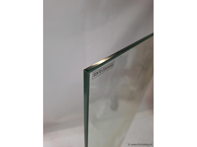 Geharde glasplaat - ca. 140x45x1 cm - afbeelding 3 van  3