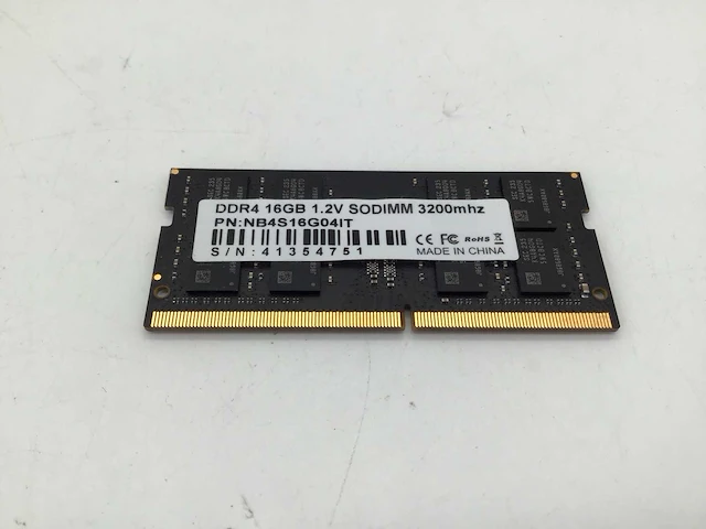 Geheugen 16gb ddr4 3200mhz sodimm laptop geheugenkaart - afbeelding 2 van  6