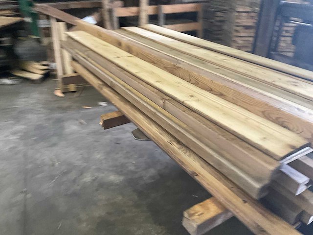 Geïmpregneerd vuren haardhoutberging 190x60x176 cm - afbeelding 7 van  11