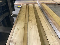 Geïmpregneerd vuren haardhoutberging 190x60x176 cm - afbeelding 2 van  11