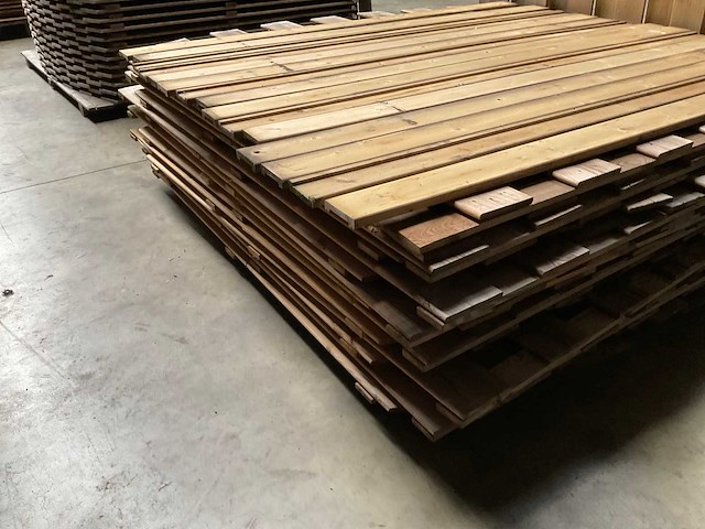 Geïmpregneerd vuren tuinscherm toog 180x180 cm (12x) - afbeelding 5 van  6