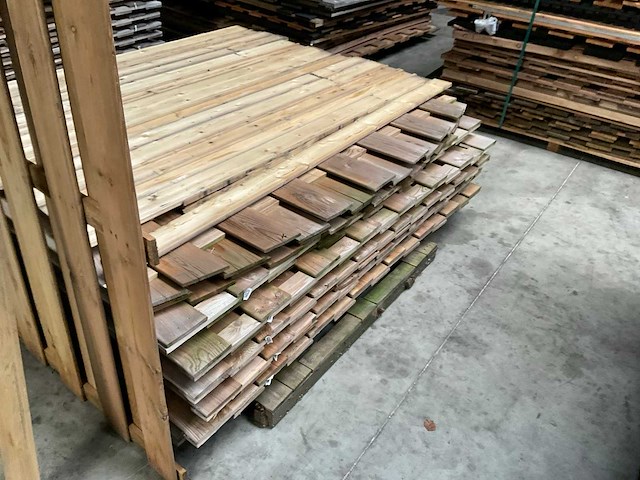 Geïmpregneerd vuren tuinscherm toog 180x180 cm (12x) - afbeelding 2 van  6