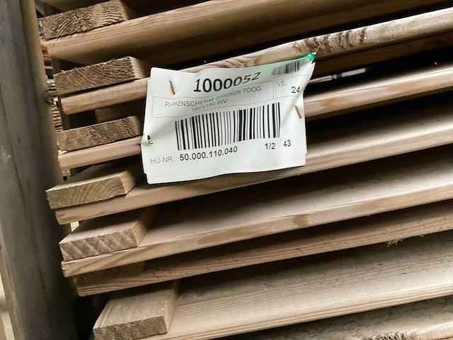 Geïmpregneerd vuren tuinscherm toog 180x180 cm (24x) - afbeelding 4 van  12