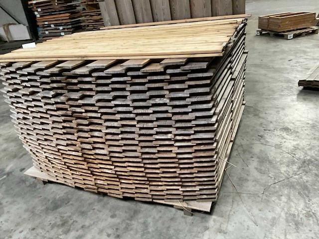 Geïmpregneerd vuren tuinscherm toog 180x180 cm (24x) - afbeelding 9 van  12