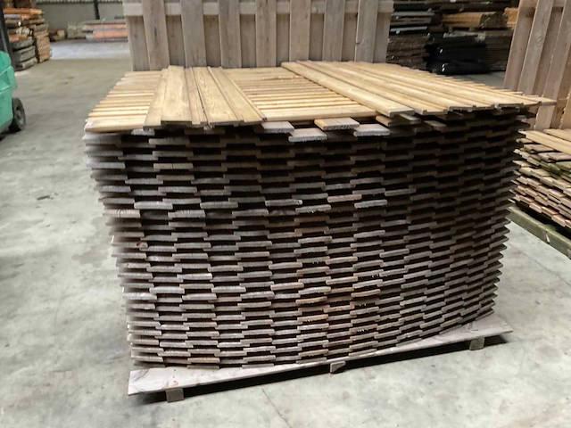 Geïmpregneerd vuren tuinscherm toog 180x180 cm (24x) - afbeelding 4 van  8