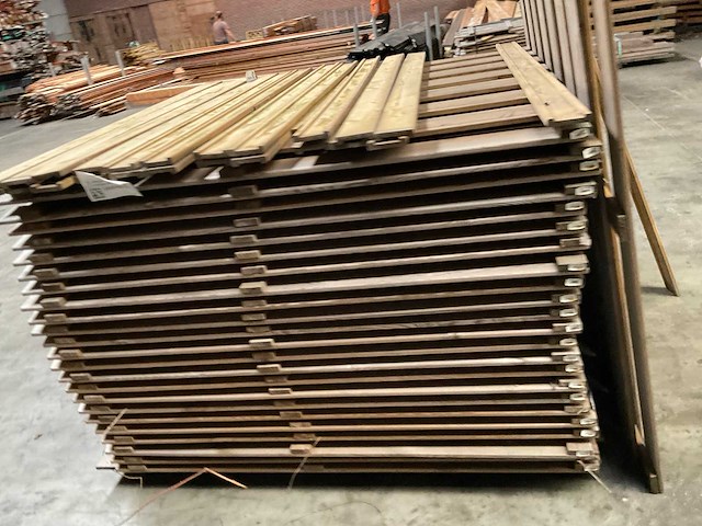 Geïmpregneerd vuren tuinscherm toog 180x180 cm (24x) - afbeelding 11 van  12