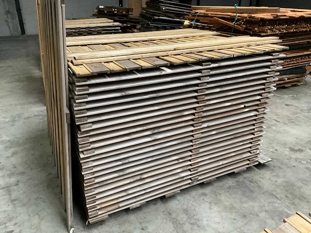 Geïmpregneerd vuren tuinscherm toog 180x180 cm (24x) - afbeelding 3 van  8