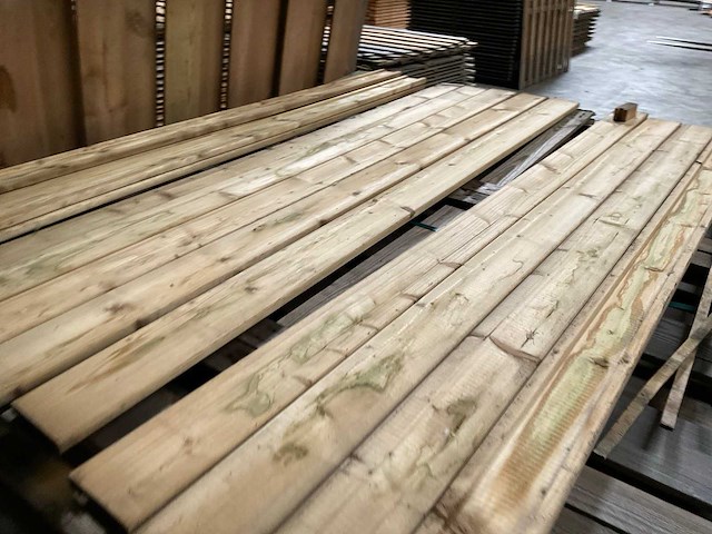 Geïmpregneerd vuren tuinscherm toog 180x180 cm (28x) - afbeelding 7 van  7