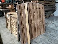 Geïmpregneerd vuren tuinscherm toog 180x180 cm (28x) - afbeelding 1 van  7