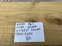 Geïmpregneerd vuren zweeds rabat delen 4000x1190 mm (8x) - afbeelding 1 van  1