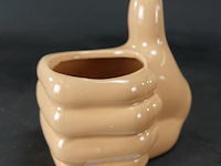 Geinige aardewerk vaas - afbeelding 1 van  5