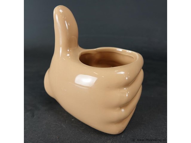 Geinige aardewerk vaas - afbeelding 4 van  5