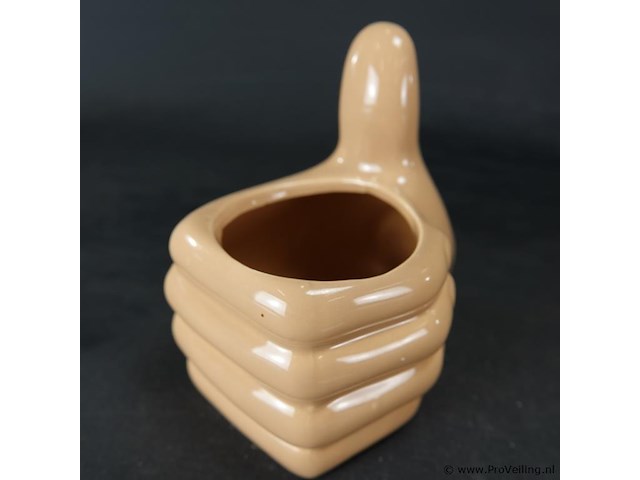 Geinige aardewerk vaas - afbeelding 2 van  5
