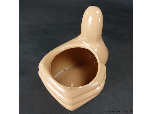 Geinige aardewerk vaas - afbeelding 3 van  5