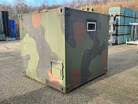 Geïsoleerd legercontainer met diesel standkachel - afbeelding 20 van  24
