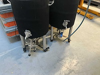 Geisoleerde fermentatie tank 55 liter (2x) - afbeelding 1 van  6