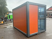 Geïsoleerde kantoorunit / portiersloge – 3,9 × 2,2 m – elektra – panoramabeglazing nieuw - afbeelding 17 van  17