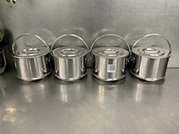 Geïsoleerde rvs emmer (4x) - afbeelding 2 van  3