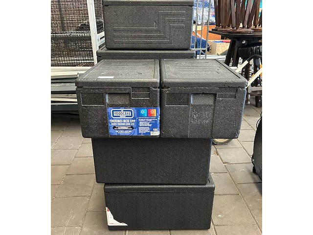 Geïsoleerde thermoboxen / voedseltransportboxen (8x) - afbeelding 1 van  4