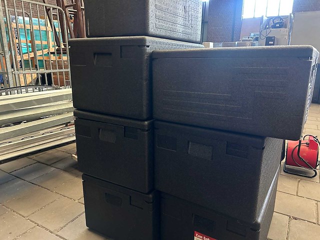 Geïsoleerde thermoboxen / voedseltransportboxen (8x) - afbeelding 2 van  4