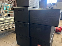 Geïsoleerde thermoboxen / voedseltransportboxen (8x) - afbeelding 2 van  4